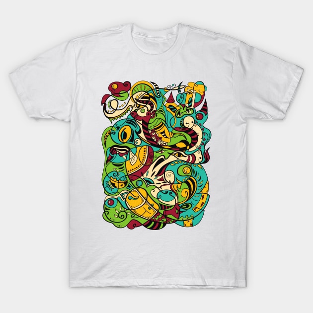 DRAGON -  12 Zodiac Animals T-Shirt by OrangeFox